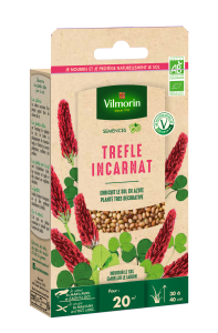 Engrais vert trèfle incarnat - BIO - petit modèle
